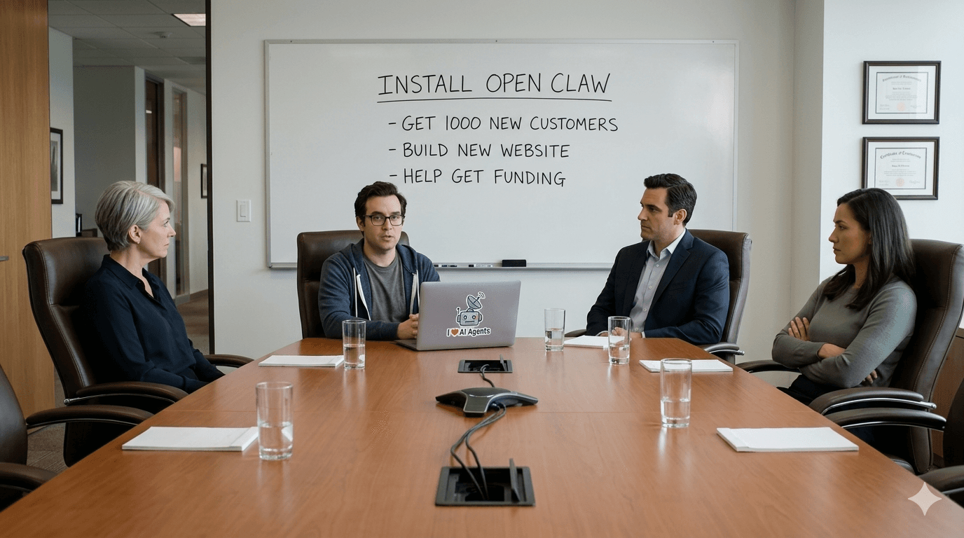 AI Compliance Leadership Session, boardroom with industry leaders