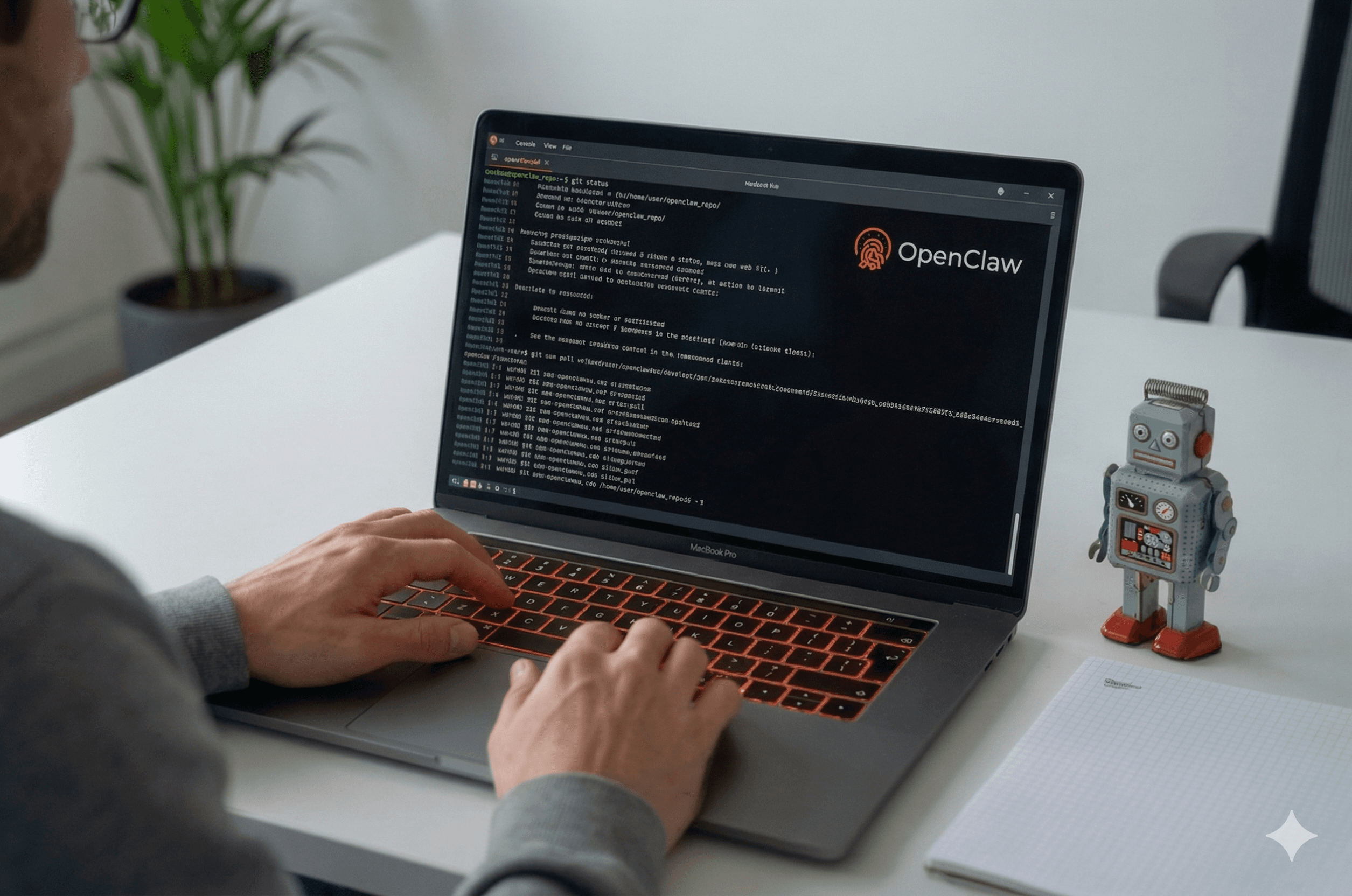 Hands-on OpenClaw deployment on laptop with robot companion