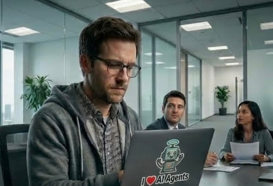 Team learning about AI compliance